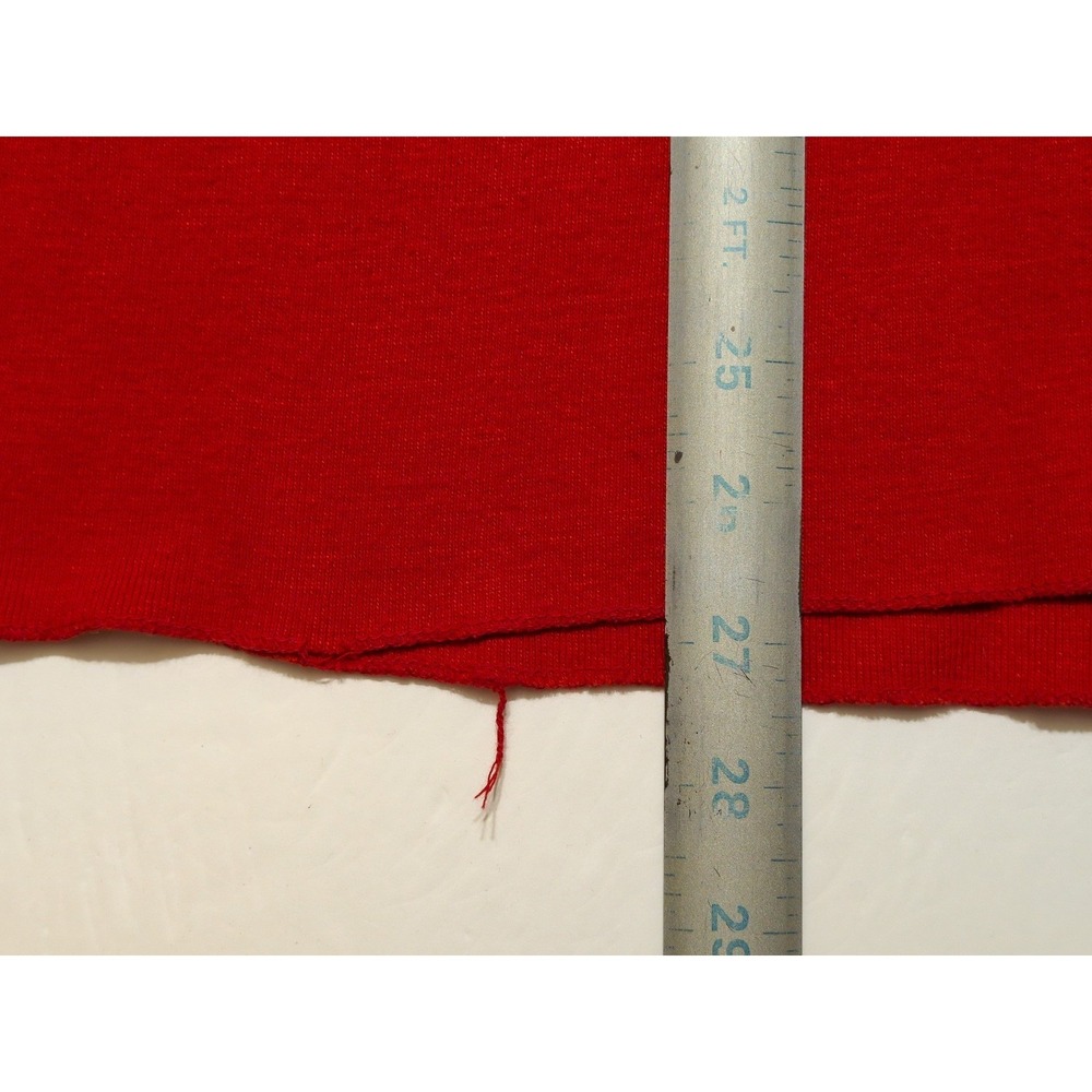 Vintage HEALTHKNIT Long Sleeve Henley Shirt Made USA Red XL (but Small Fit) - Picture 5 of 9